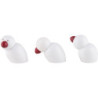 Birds - 3 Pieces - 3 cm / 1 inch