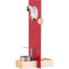 Räuchermännchen "RauchWICHT FUMO" rot - 16 cm