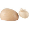 Schafbock liegend - natur - KAVEX-Krippe - 3,5 cm