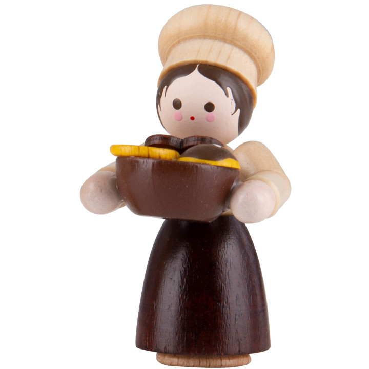 Thiel Figurine - Baker Girl - natural - 4,6 cm / 1.8 inch