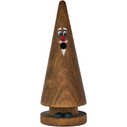 Räuchermännchen Ziegenbein "Addi Advent" braun - 13 cm