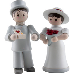 Thiel-Figur Brautpaar - bunt - 8,5 cm