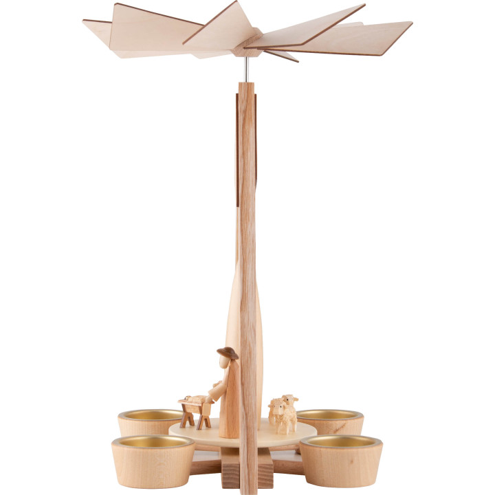 1-Tier Pyramid - Nativity Natural - 28 cm / 11 inch