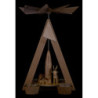 1-Tier Pyramid - Deer Natural - 28 cm / 11 inch