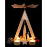 1-Tier Pyramid - Deer Natural - 28 cm / 11 inch