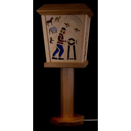 Standlaterne Seiffen - 48,5 cm