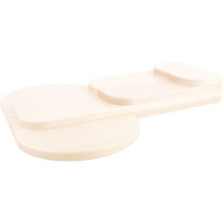 Anbauplatten für Musikantenplatte 2 teilig - 90x20 cm