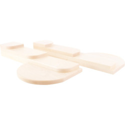 Anbauplatten für Musikantenplatte 2 teilig - 90x20 cm