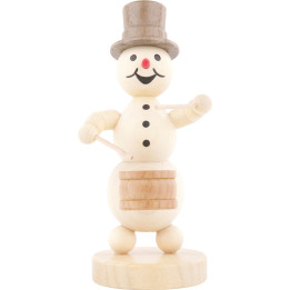 Schneemannmusikant Trommler - 12 cm