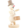 Snowman Musician Drummer - 12 cm / 4.7 inch