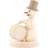 Snowman Musician Kettledrum - 12 cm / 4.7 inch