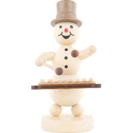 Schneemannmusikant Xylophon - 12 cm