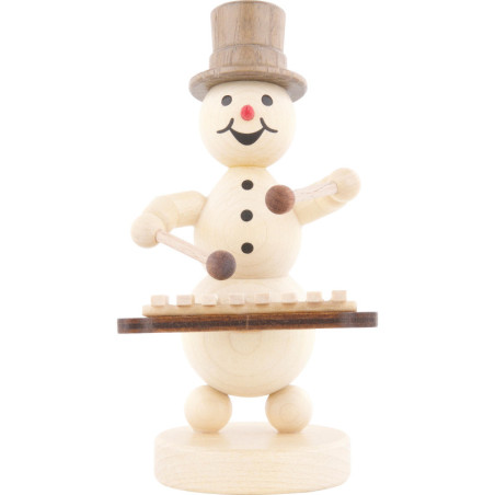 Schneemannmusikant Xylophon - 12 cm