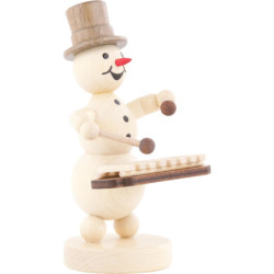 Schneemannmusikant Xylophon - 12 cm