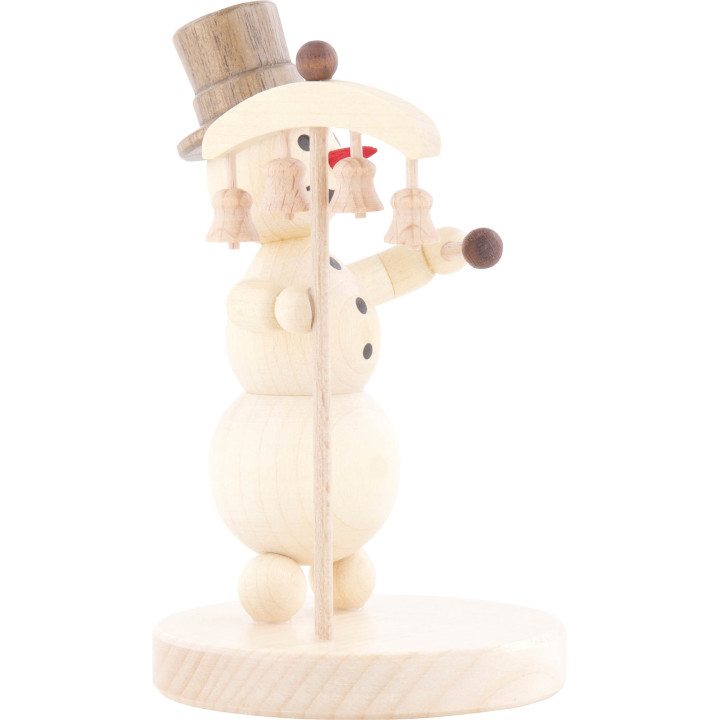 Schneemannmusikant Glockenspiel - 12 cm