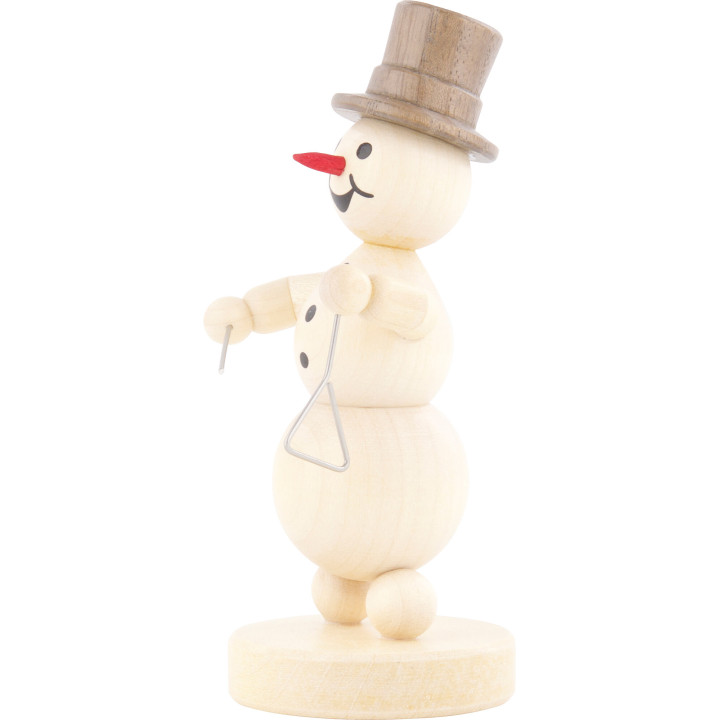 Snowman Musician Triangle - 12 cm / 4.7 inch