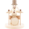 Schneemannmusikant Schlagzeug - 12 cm