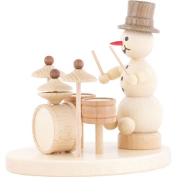 Schneemannmusikant Schlagzeug - 12 cm