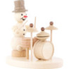 Snowman Musician Drums - 12 cm / 4.7 inch