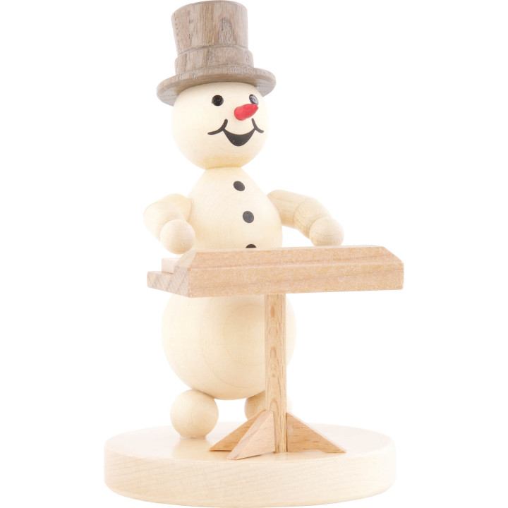 Snowman Musician Keyboard - 12 cm / 4.7 inch