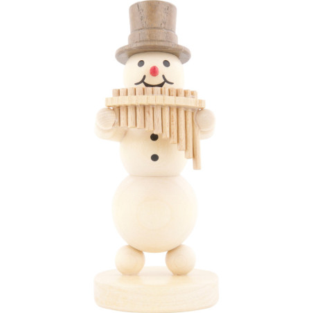 Schneemannmusikant Panflöte - 12 cm