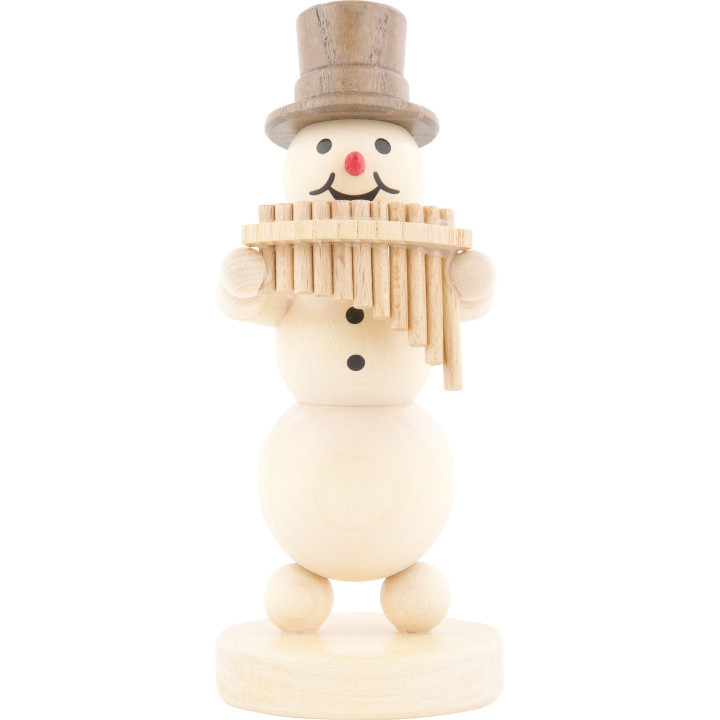 Schneemannmusikant Panflöte - 12 cm