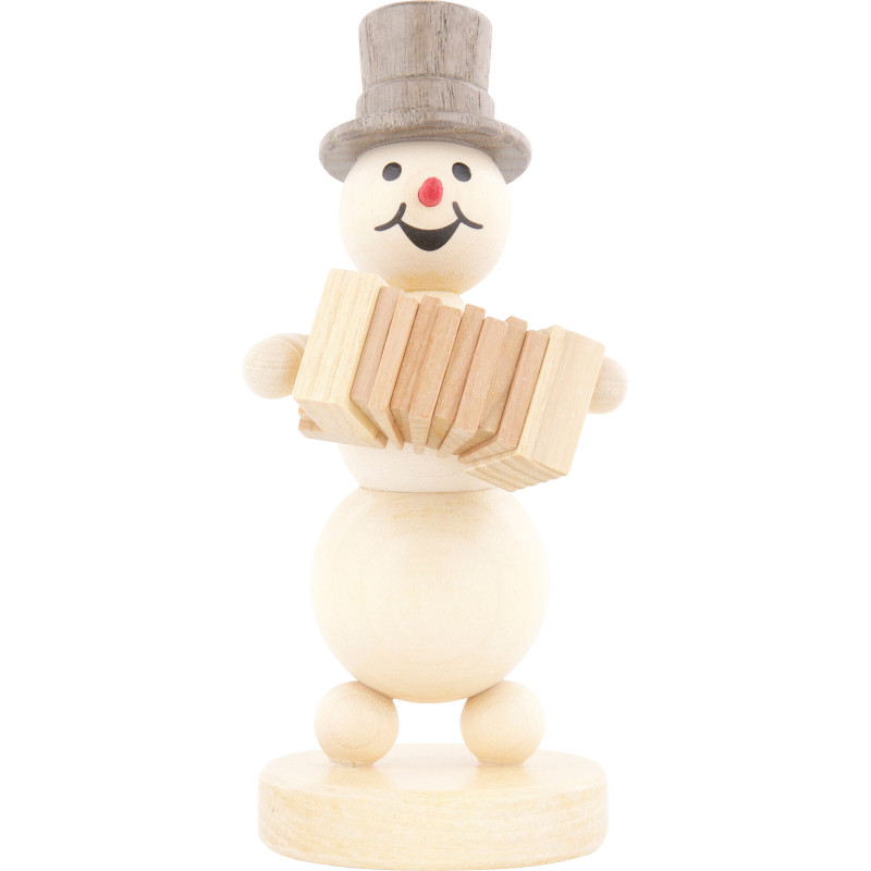 Schneemannmusikant Akkordeon - 12 cm