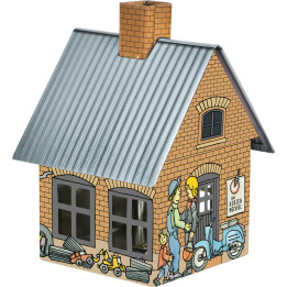 Metal Smoking Hut - "Car Workshop" - 9,8 cm / 3.9 inch