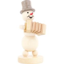 Schneemannmusikant Akkordeon - 12 cm