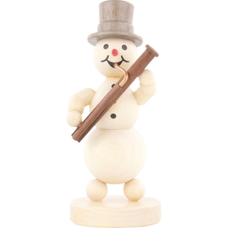 Schneemannmusikant Fagott - 12 cm