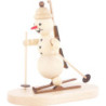 Snowman Biathlon standing - 12 cm / 4.7 inch