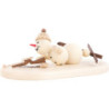 Schneemann Biathlon liegend - 5 cm