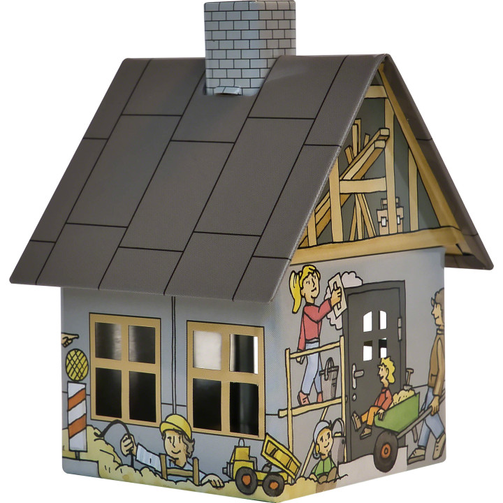Metal Smoking Hut - "Construction Site" - 9,8 cm / 3.9 inch