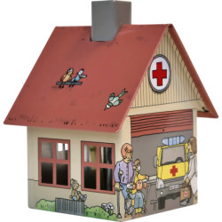 Metall-Räucherhaus "Krankenhaus" - 9,8 cm