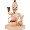Snowman - Junior "Rabbit, Basket" - 8 cm / 3.1 inch