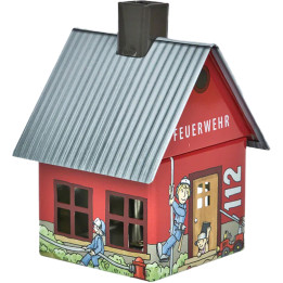 Metal Smoking Hut - "Fire Brigade" - 9,8 cm / 3.9 inch