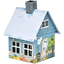 Metal Smoking Hut - "Frau Holle" - 9,8 cm / 3.9 inch