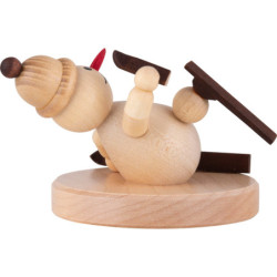 Schneemann Junior "Skiunfall" - 7 cm