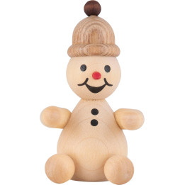 Snowman - Junior "spectator" sitting - 7 cm / 2.8 inch