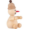 Schneemann Junior "Zuschauer" sitzend - 7 cm