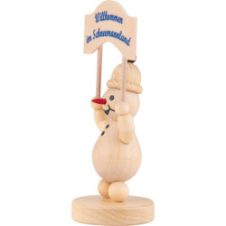 Snowman - Junior "with shield" - 12,5 cm / 4.9 inch
