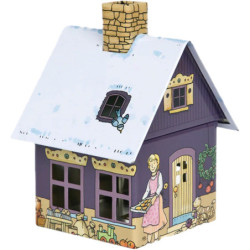 Metall-Räucherhaus "Weihnachtsbäckerei" - 9,8 cm
