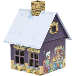 Metall-Räucherhaus "Weihnachtsbäckerei" - 9,8 cm