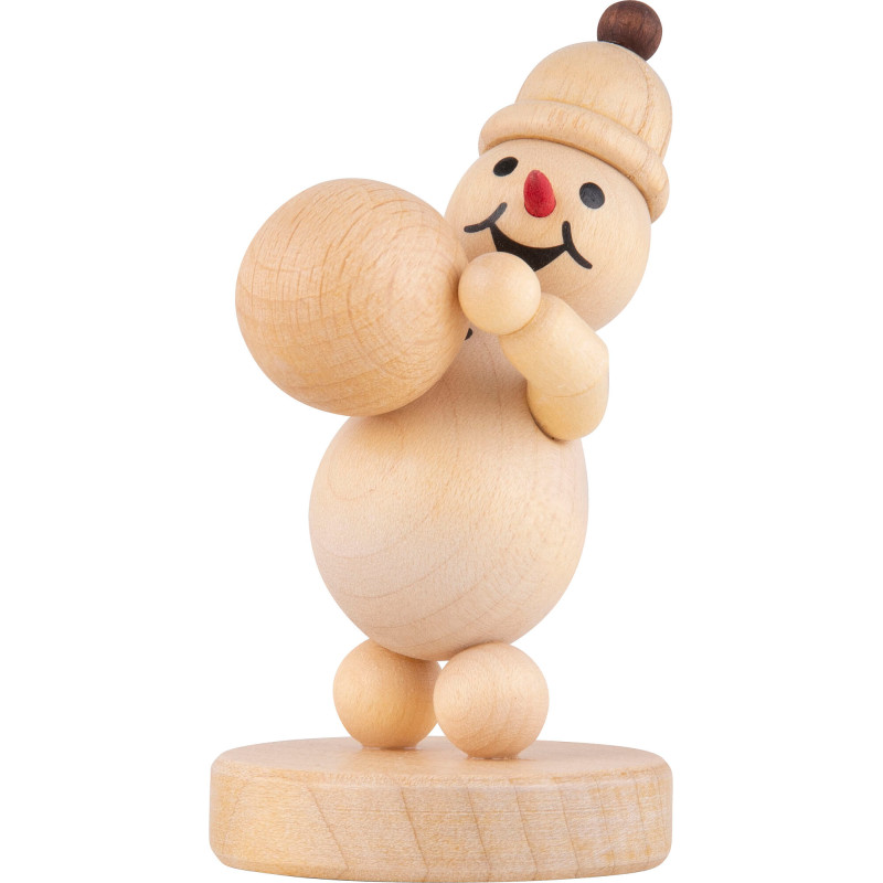 Schneemann Junior "Schneekugel oben" - 9 cm