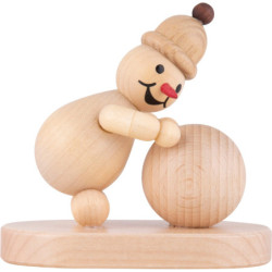 Snowman - Junior "Snow globe down" - 8 cm / 3.1 inch