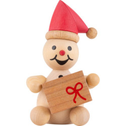 Schneemann Junior "Weihnachtswichtel" - 7 cm