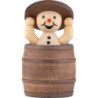 Schneemann Junior "im Fass und Deckel hoch" - 7 cm