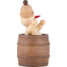 Schneemann Junior "im Fass ruhend" - 7 cm