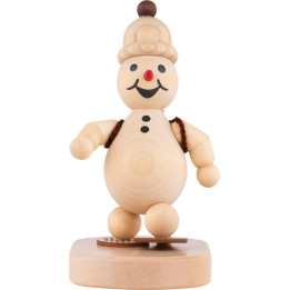 Schneemann Junior "Schneewanderer" - 9 cm