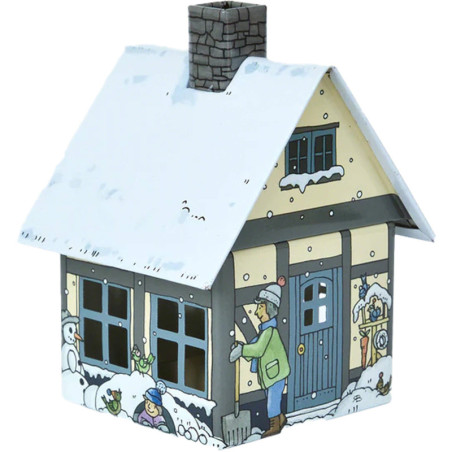 Metal Smoking Hut - "Winter Joy" - 9,8 cm / 3.9 inch